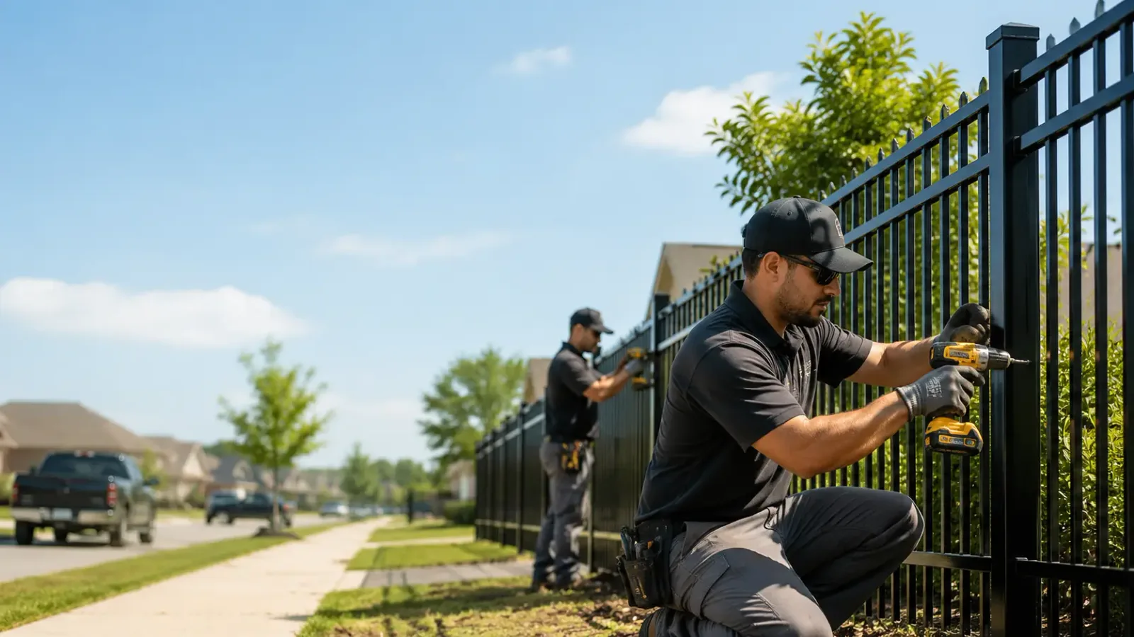 Metal Fence Installation in Cashion, OK